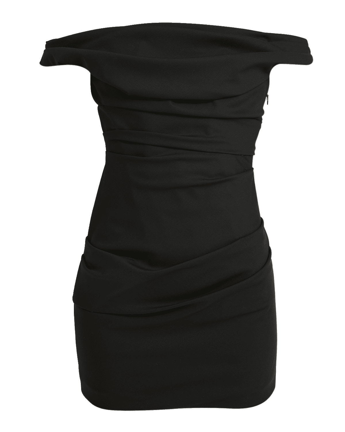 ARMARIUM Delia Off-The-Shoulder Wool Mini Dress