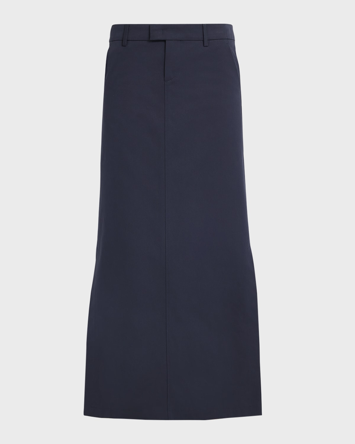 ARMARIUM Lia Slits-Hem Water-Repellant Cotton Maxi Skirt
