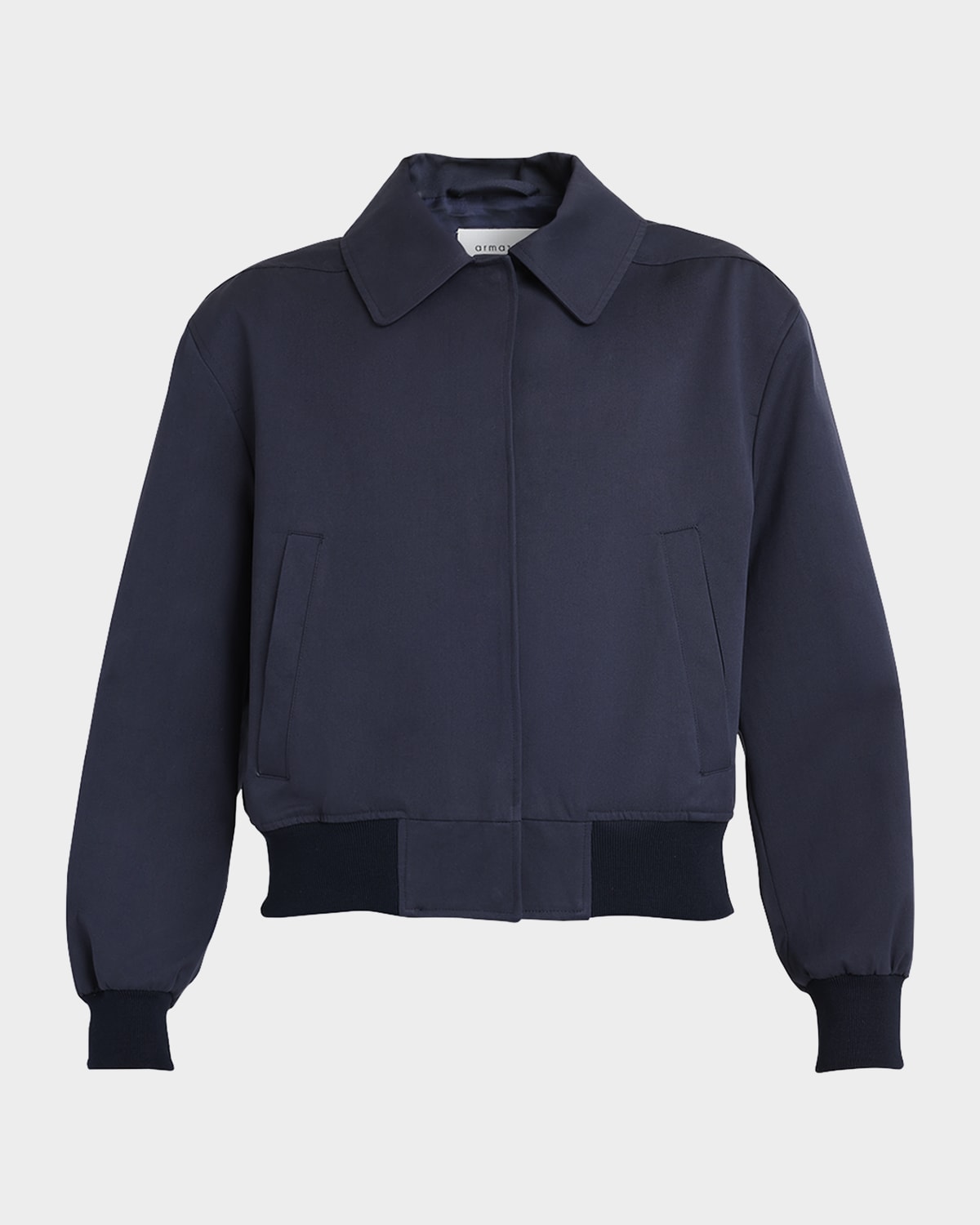 ARMARIUM Water-Repellant Rain Bomber Jacket