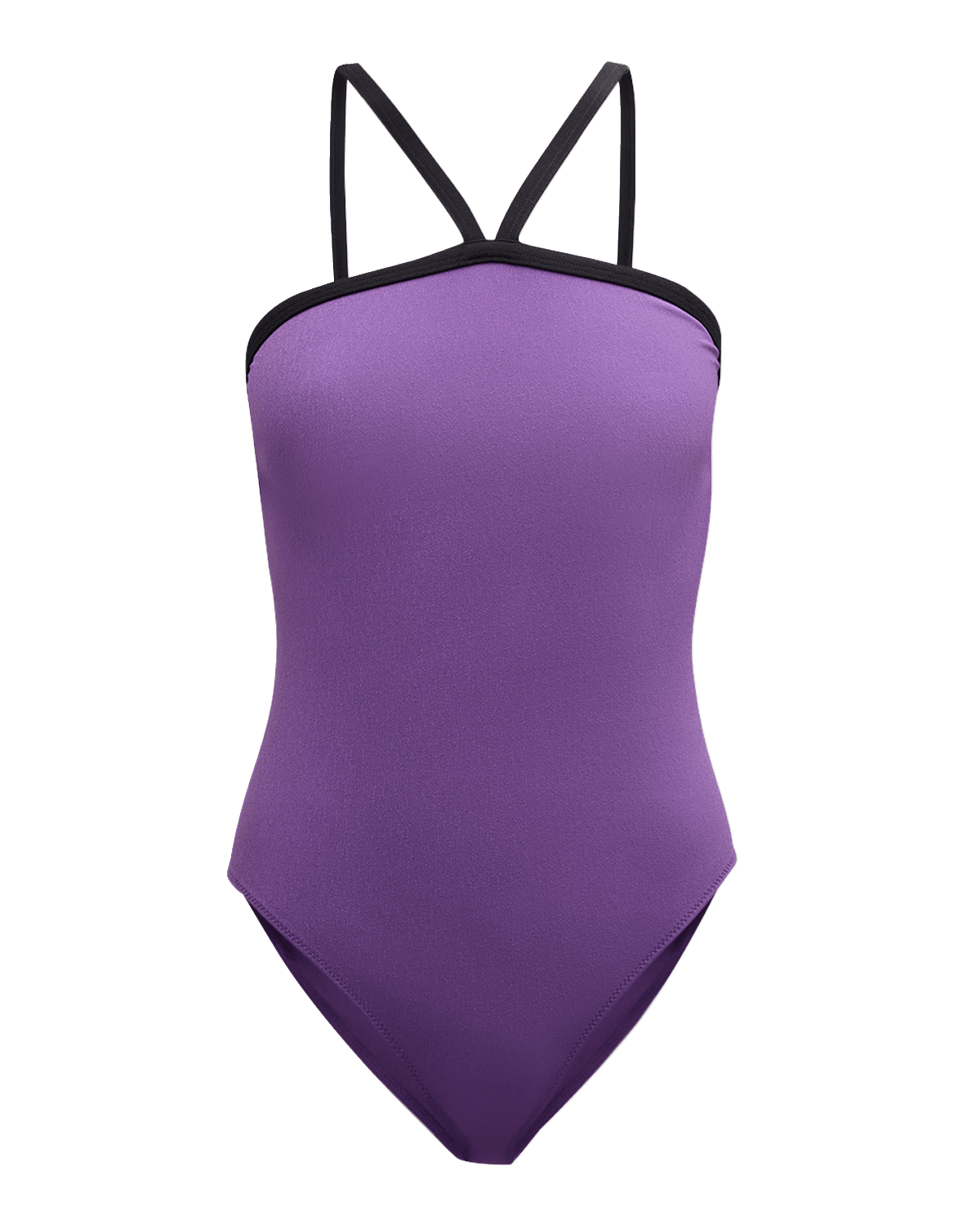 Lisa Marie Fernandez Contrast Piping One-Piece Swimsuit