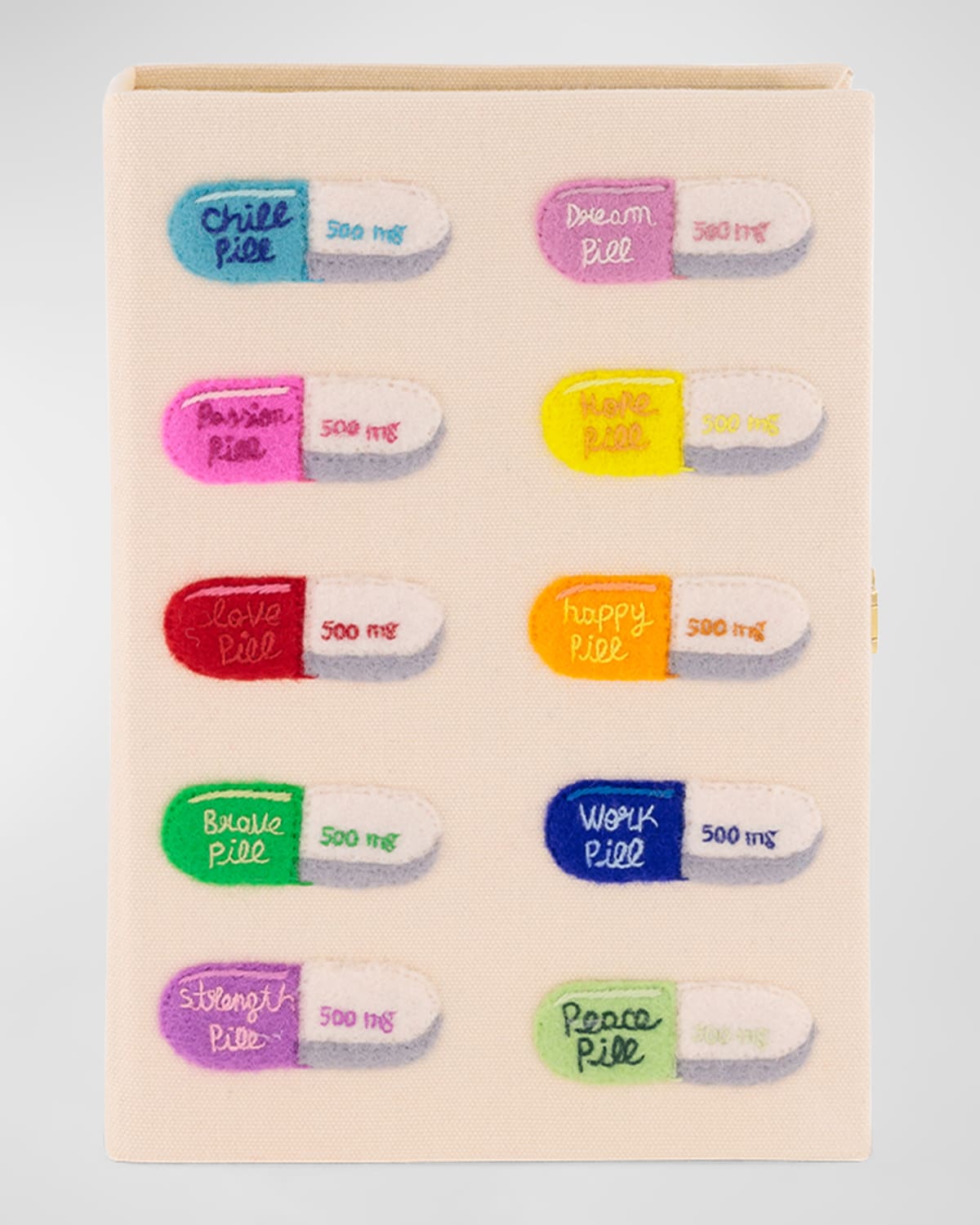 Olympia Le-Tan Pills Book Clutch Bag