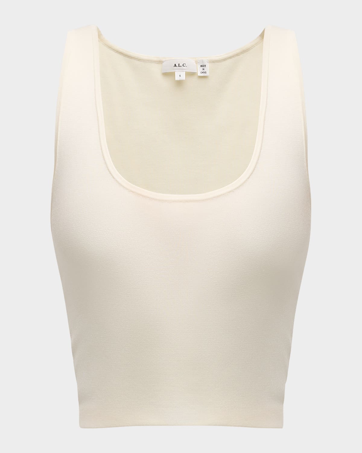 A.L.C. Cleo Knit Crop Top