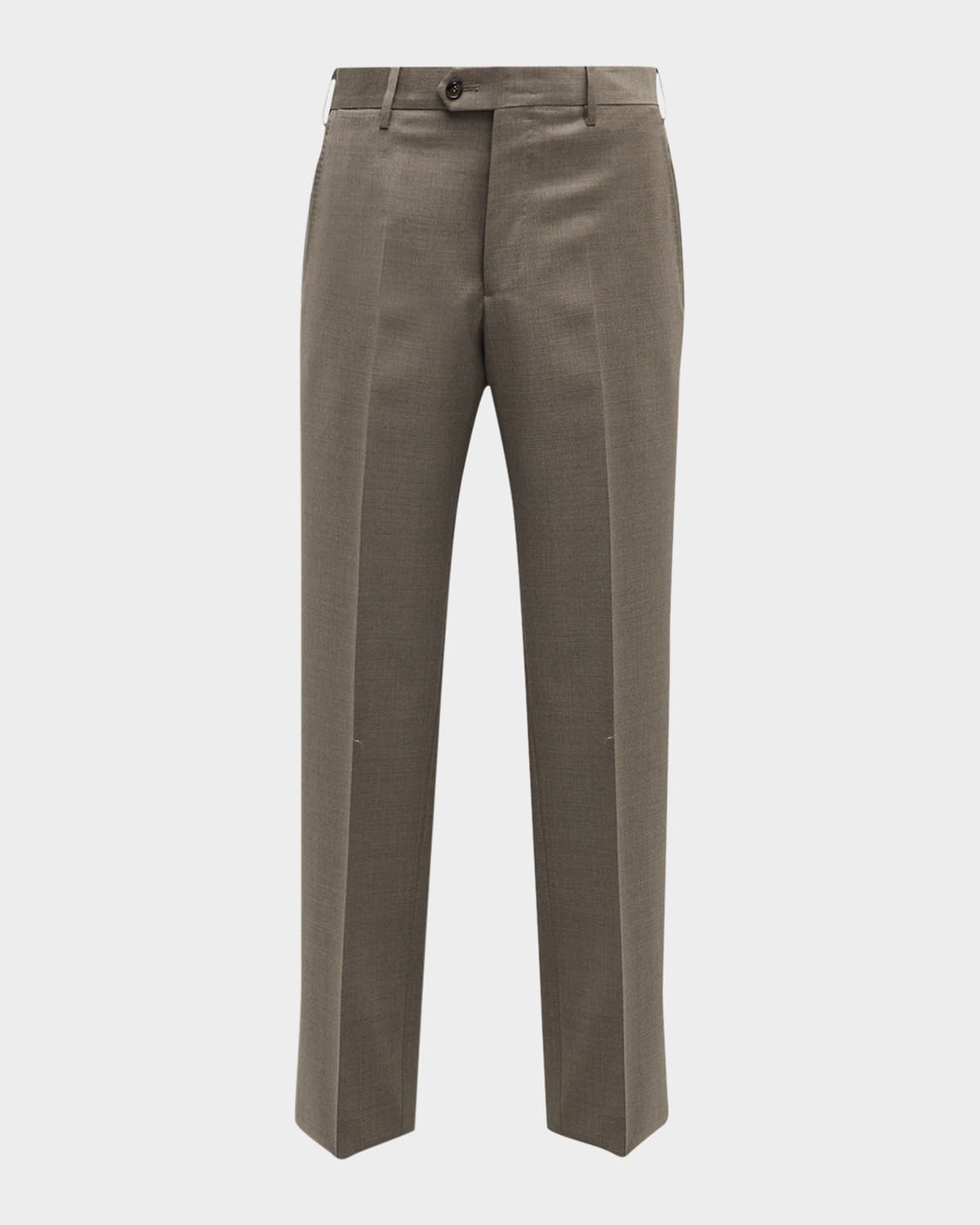 Giorgio Armani Men's Stone Wool Trousers