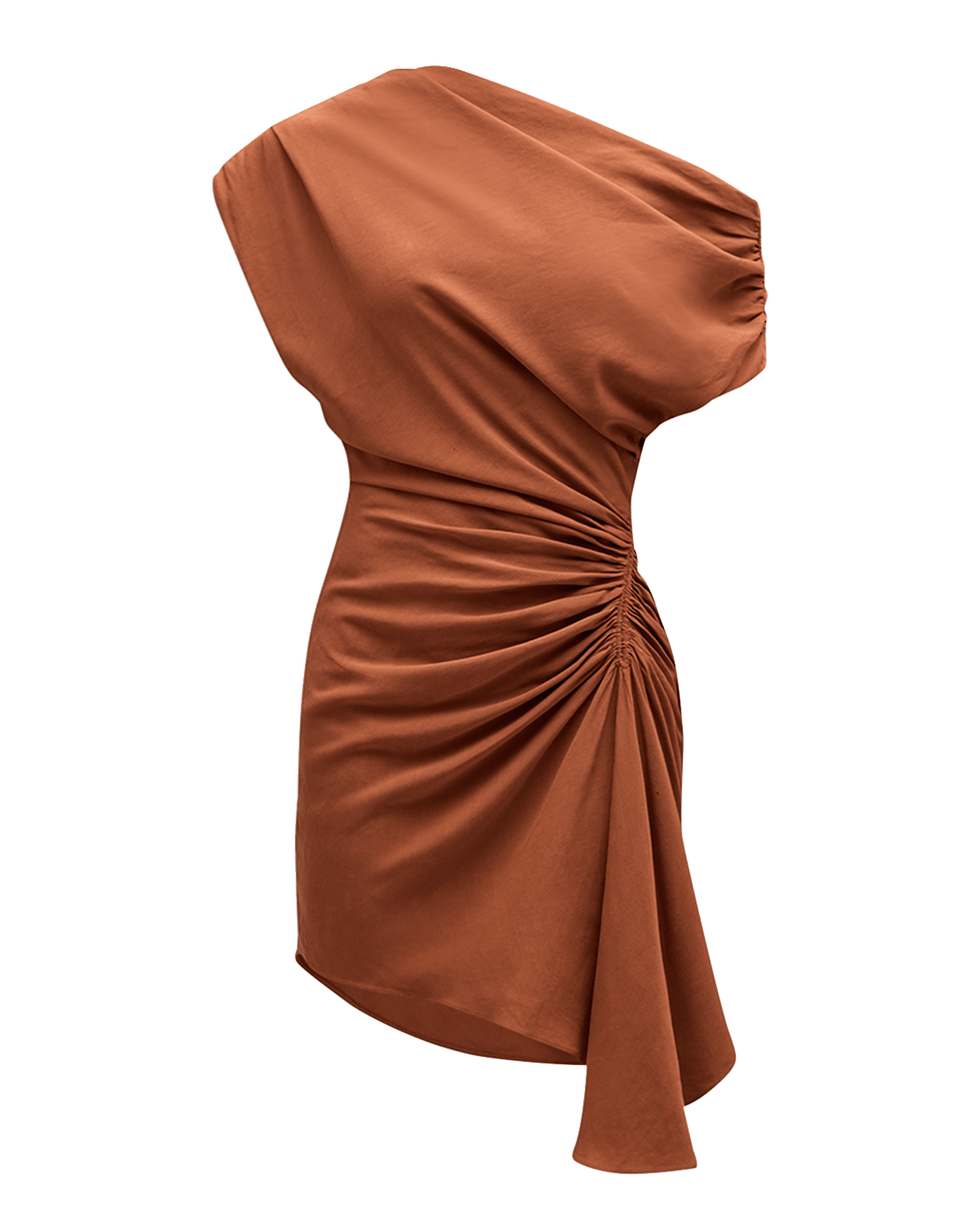 A.L.C. Poppy Ruched Off-The-Shoulder Mini Dress