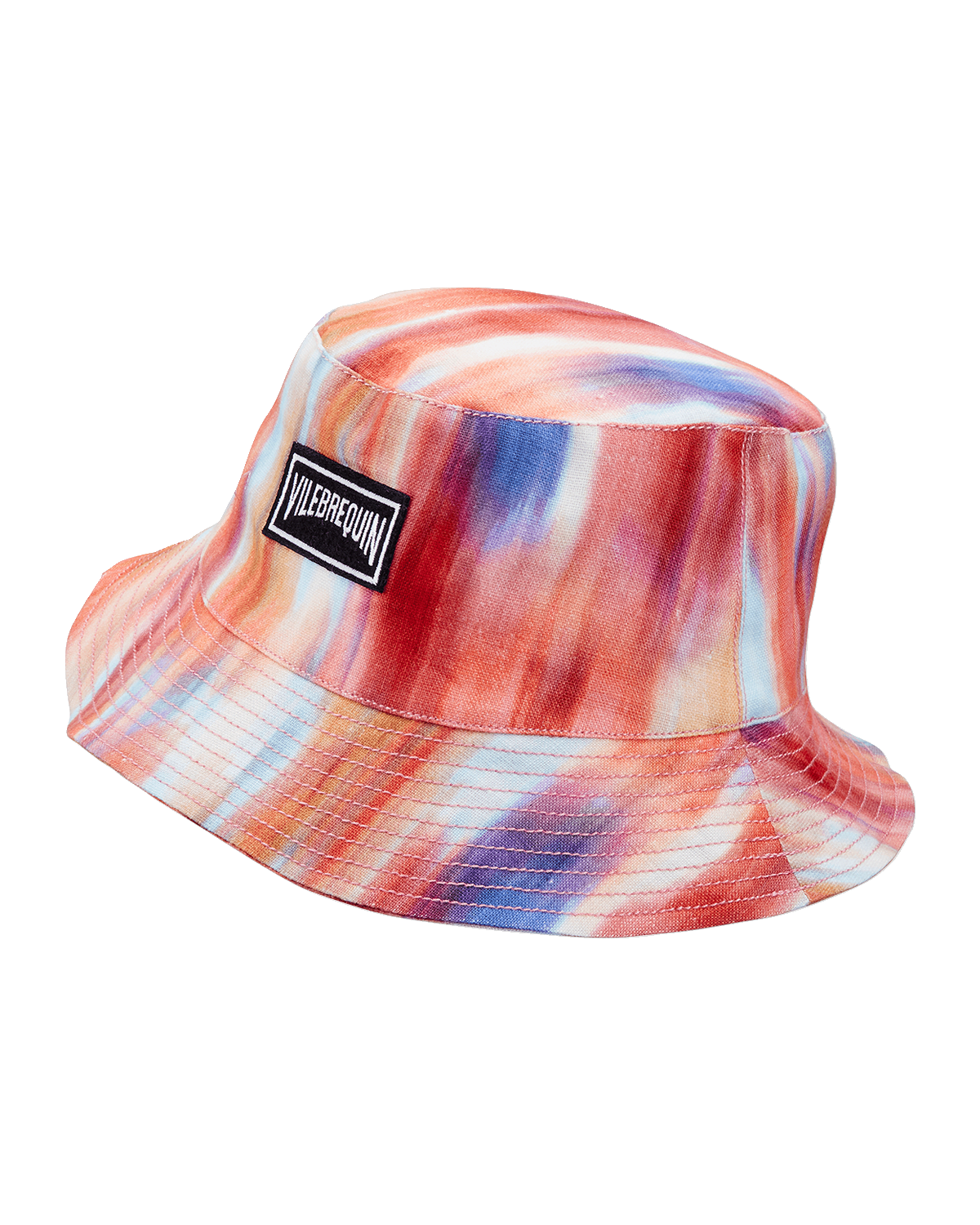 Vilebrequin Men's Ikat Flowers Linen Bucket Hat
