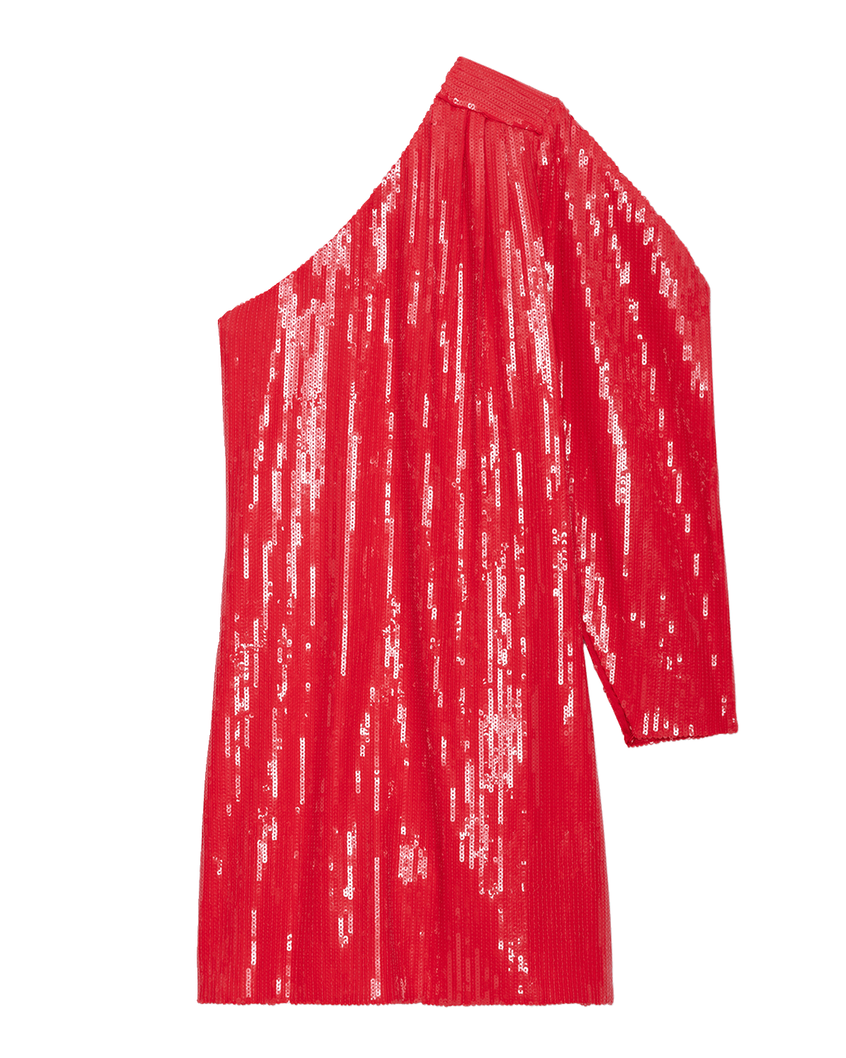 Zadig & Voltaire Roely Sequin-Embellished Asymmetric Mini Dress