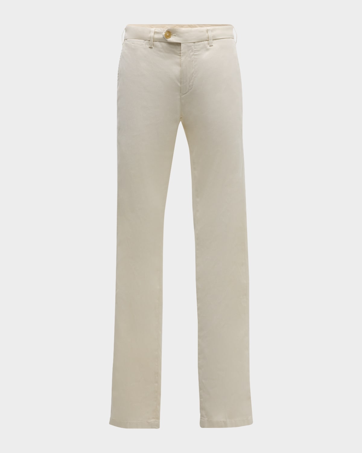 Canali Men's Slim Flat-Front Pants