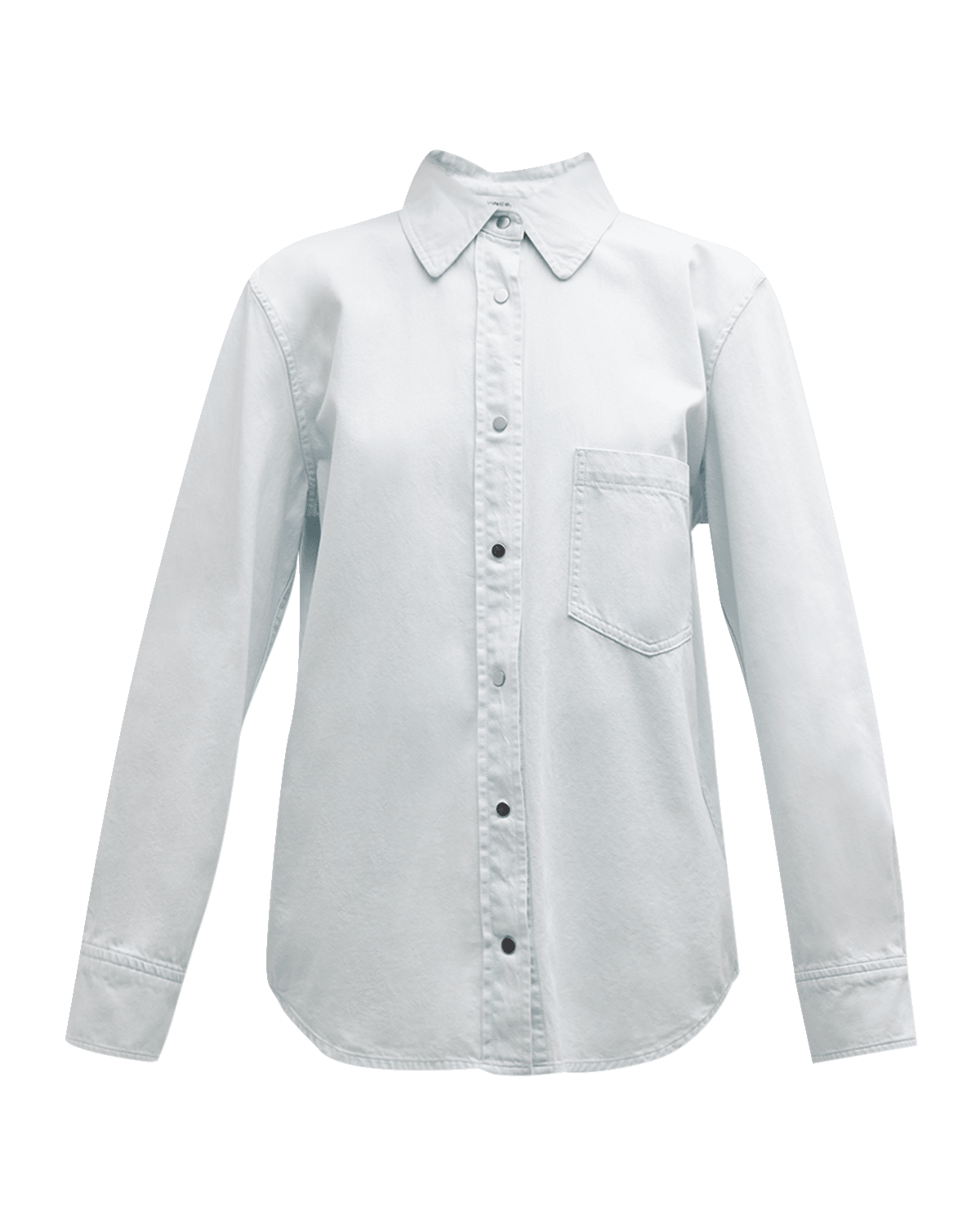 Vince Snap-Front Cotton Twill Overshirt