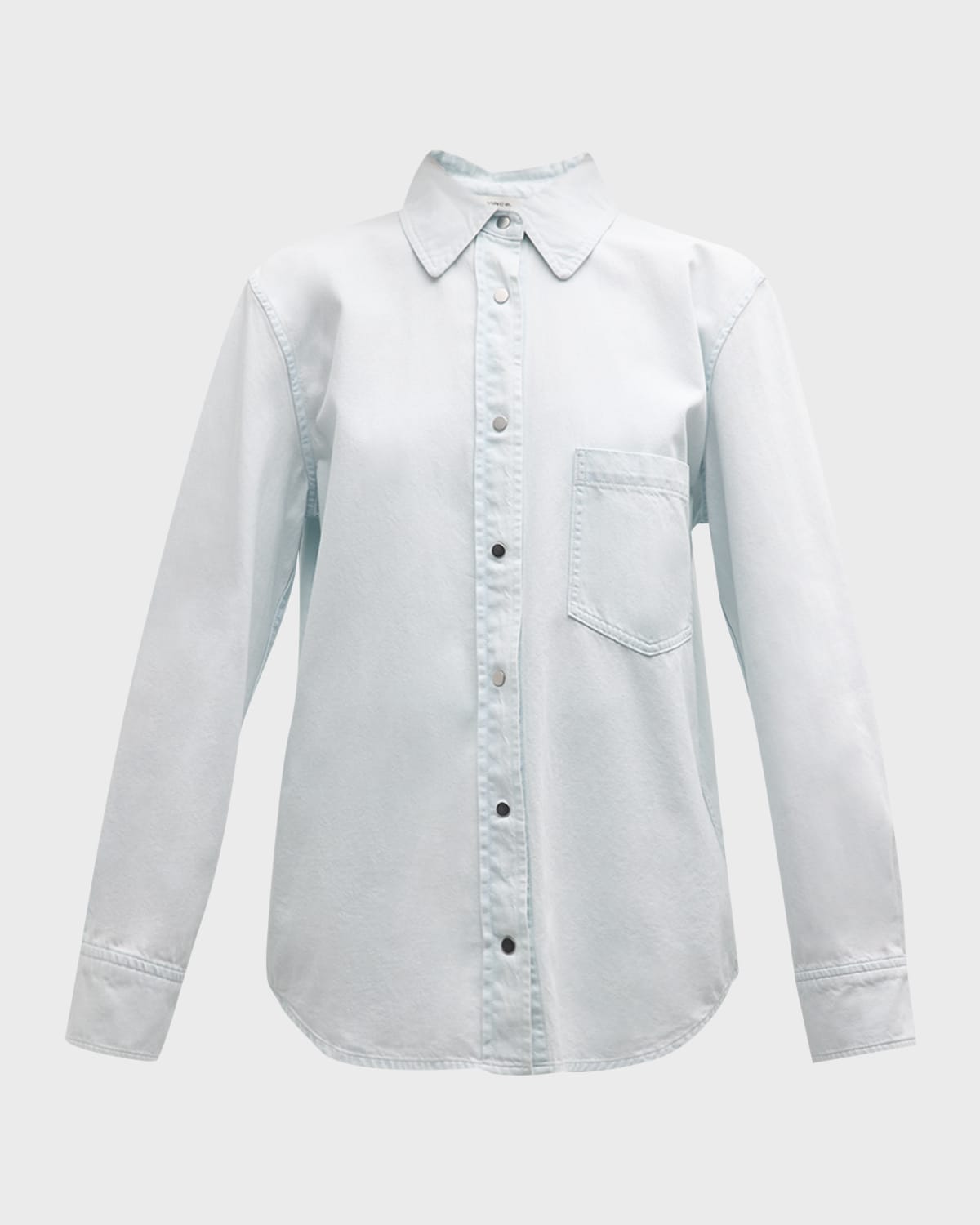 Vince Snap-Front Cotton Twill Overshirt