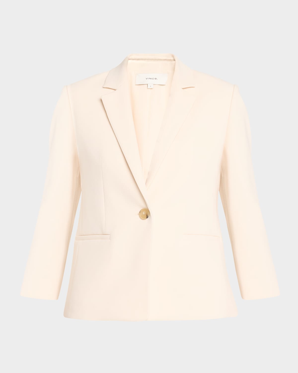 Vince Shrunken Bracelet-Sleeve Blazer