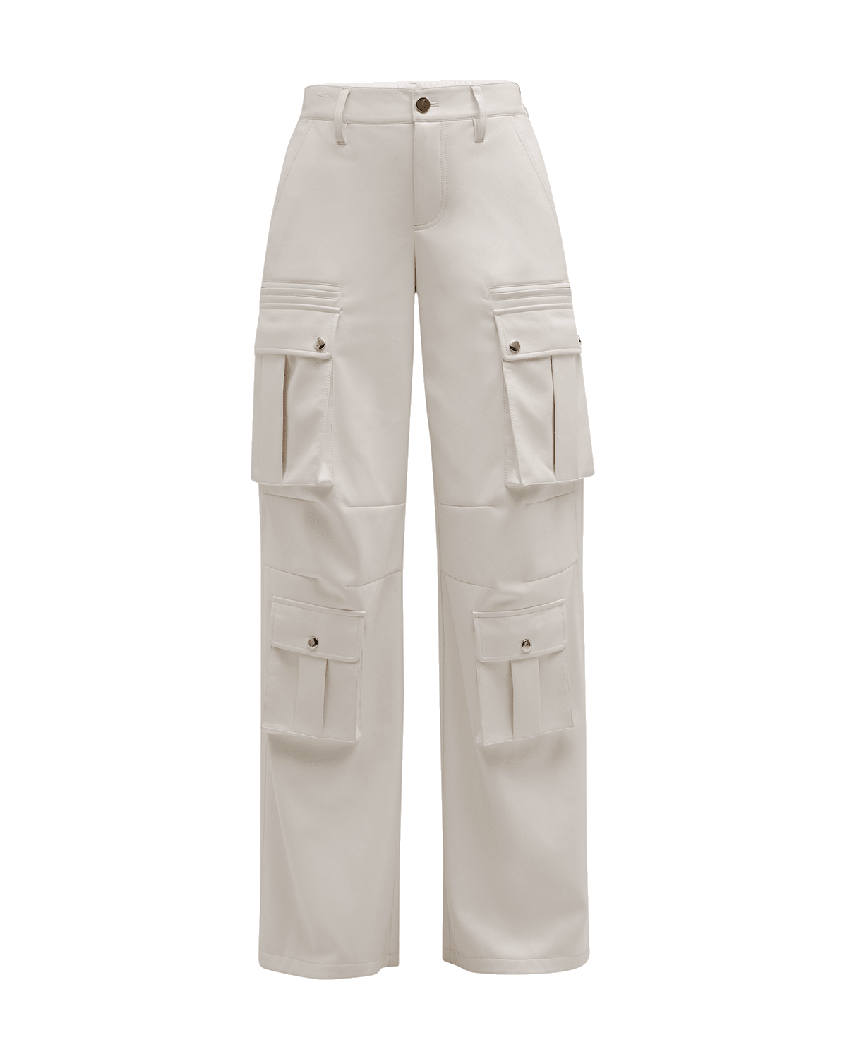 Alice + Olivia Joette Vegan Leather Cargo Pants