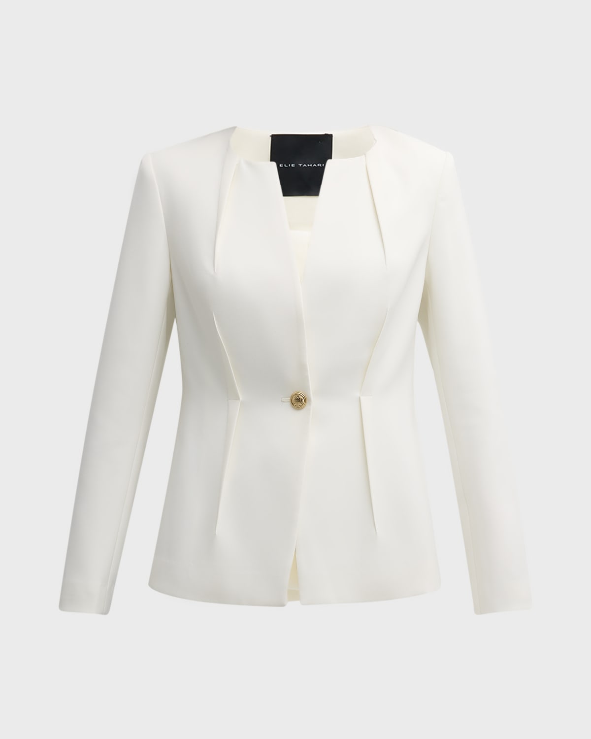 Elie Tahari Madison Satin Jacket Neiman Marcus