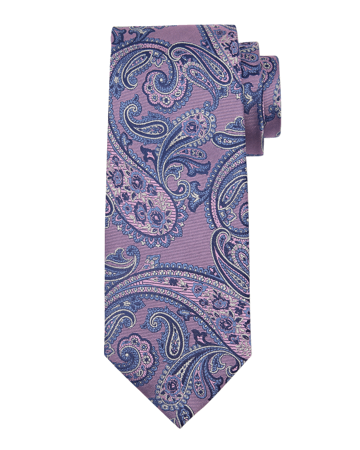 Canali Men's Paisley Jacquard Silk Tie