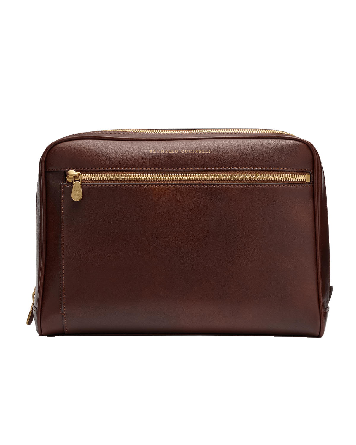 Brunello Cucinelli Men's Leather Toiletry Bag