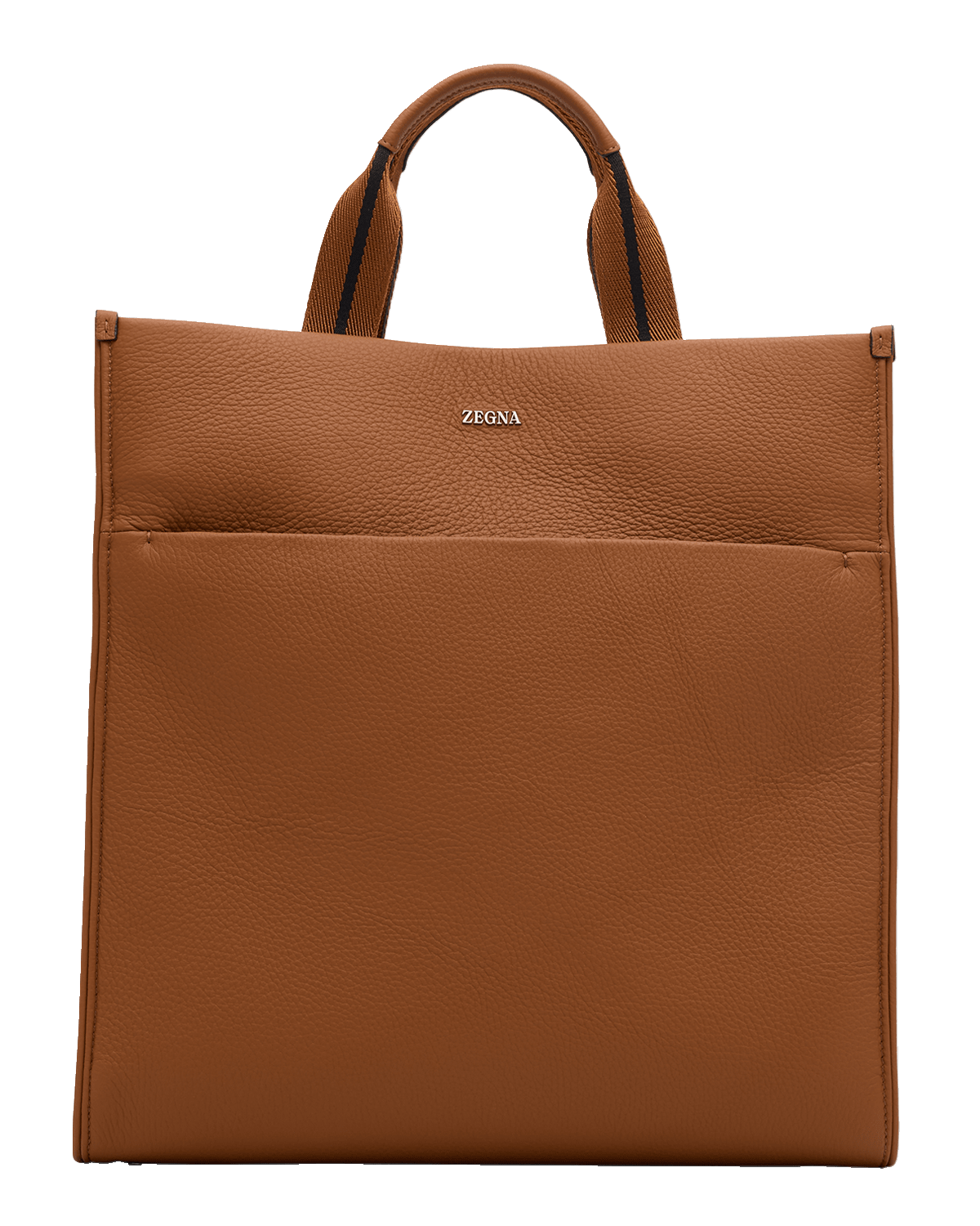 ZEGNA Men's East-West Deerskin Tote Bag