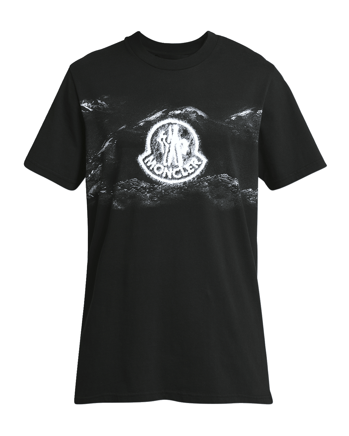 Moncler Men's Mountain Logo-Print T-Shirt