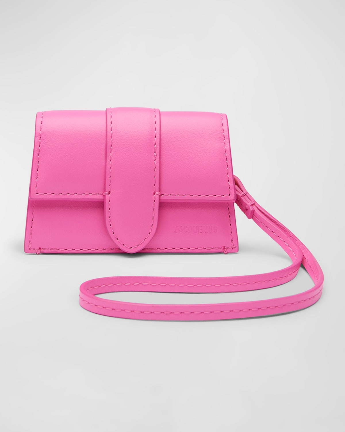 Jacquemus Le Porte Bambino Leather Wristlet