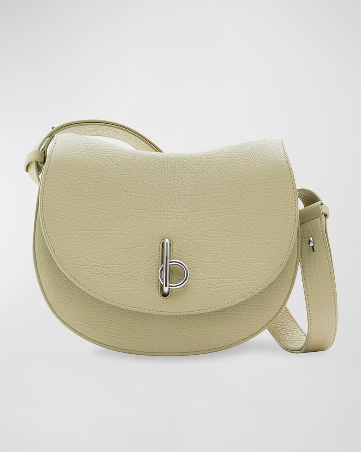 Burberry Rocking Horse Leather Saddle Crossbody Bag