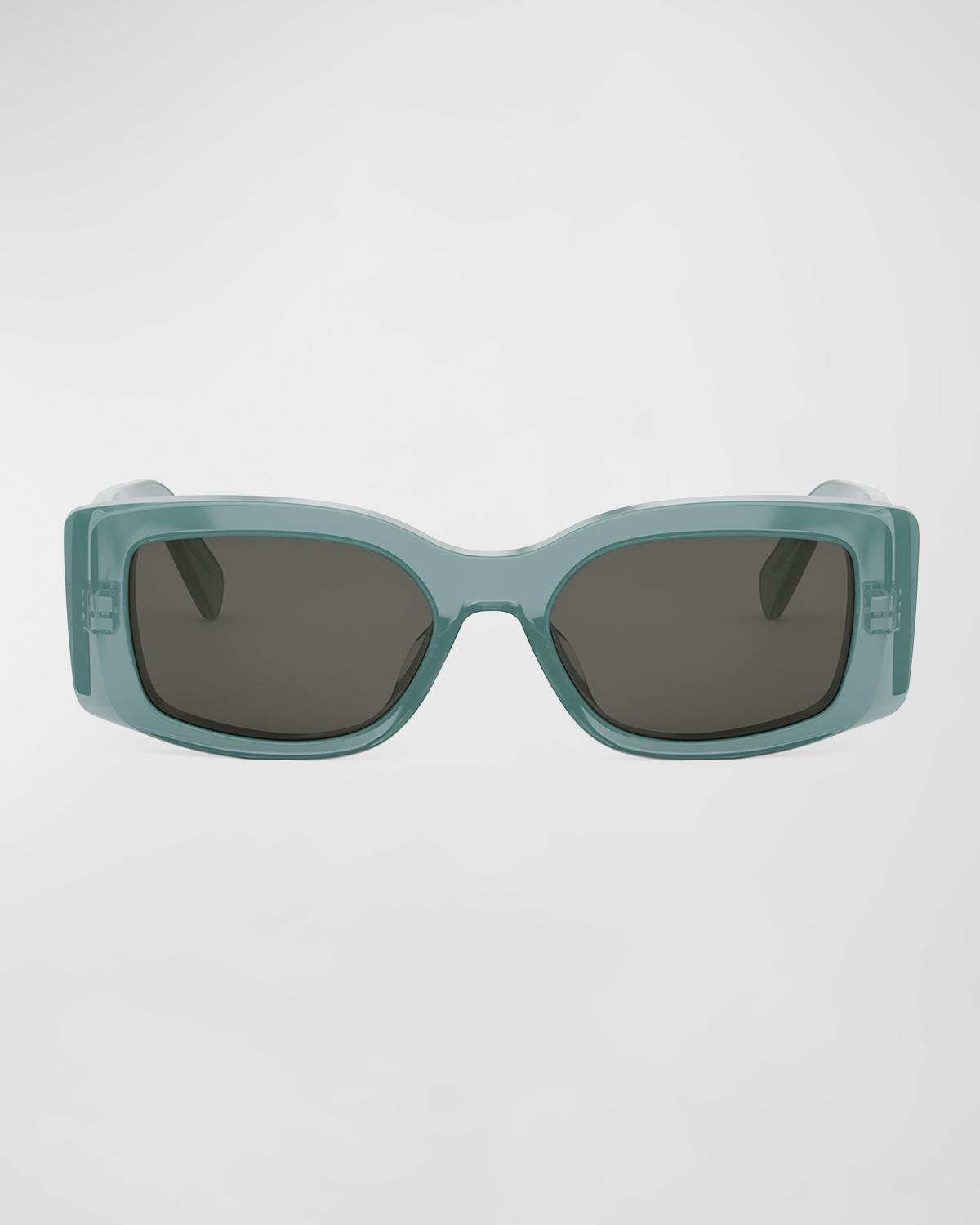 CELINE Triomphe Acetate Rectangle Sunglasses