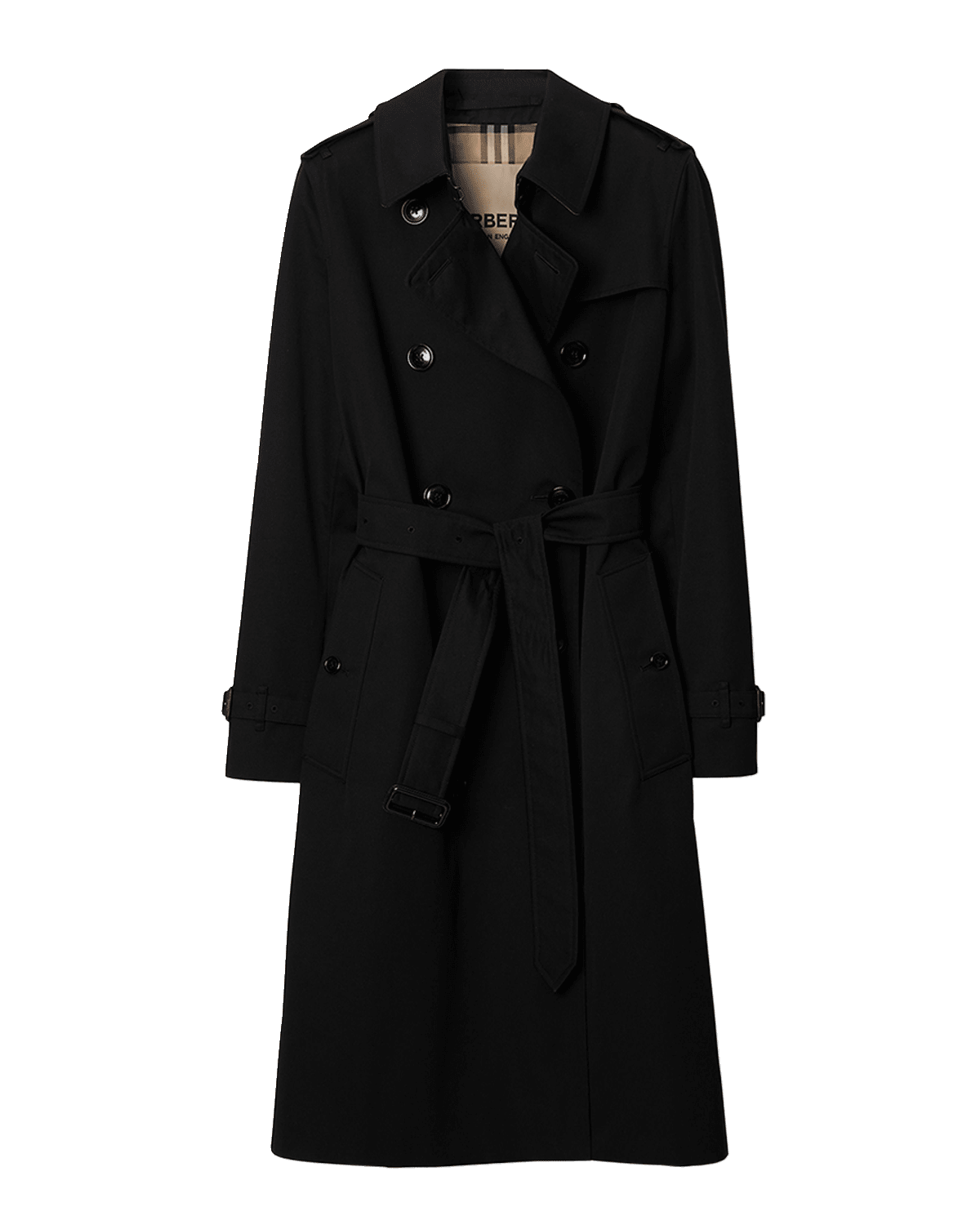 Burberry Kensington Organic Belted Double-Breasted Trench Coat