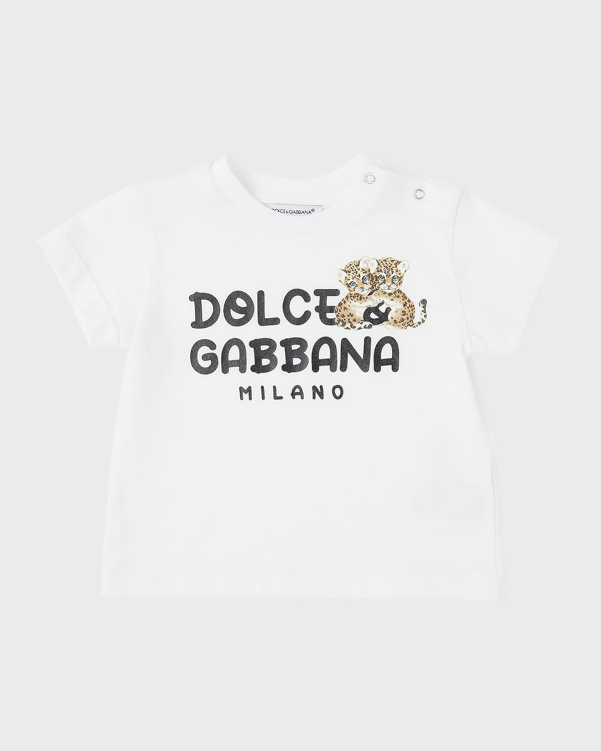 Dolce&Gabbana Boy's Tiger Cubs Short-Sleeve T-Shirt, Size 18M-30M