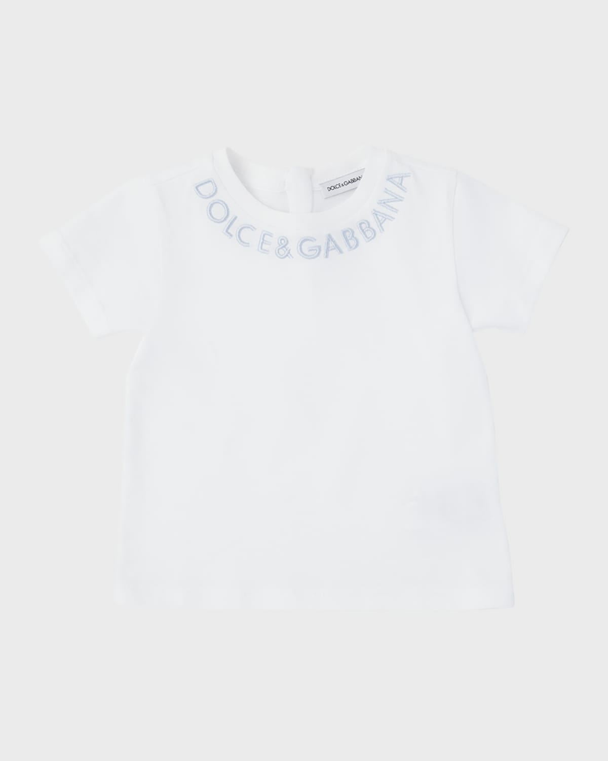 Dolce&Gabbana Boy's Short-Sleeve T-Shirt with Neckband, Size 18M-30M