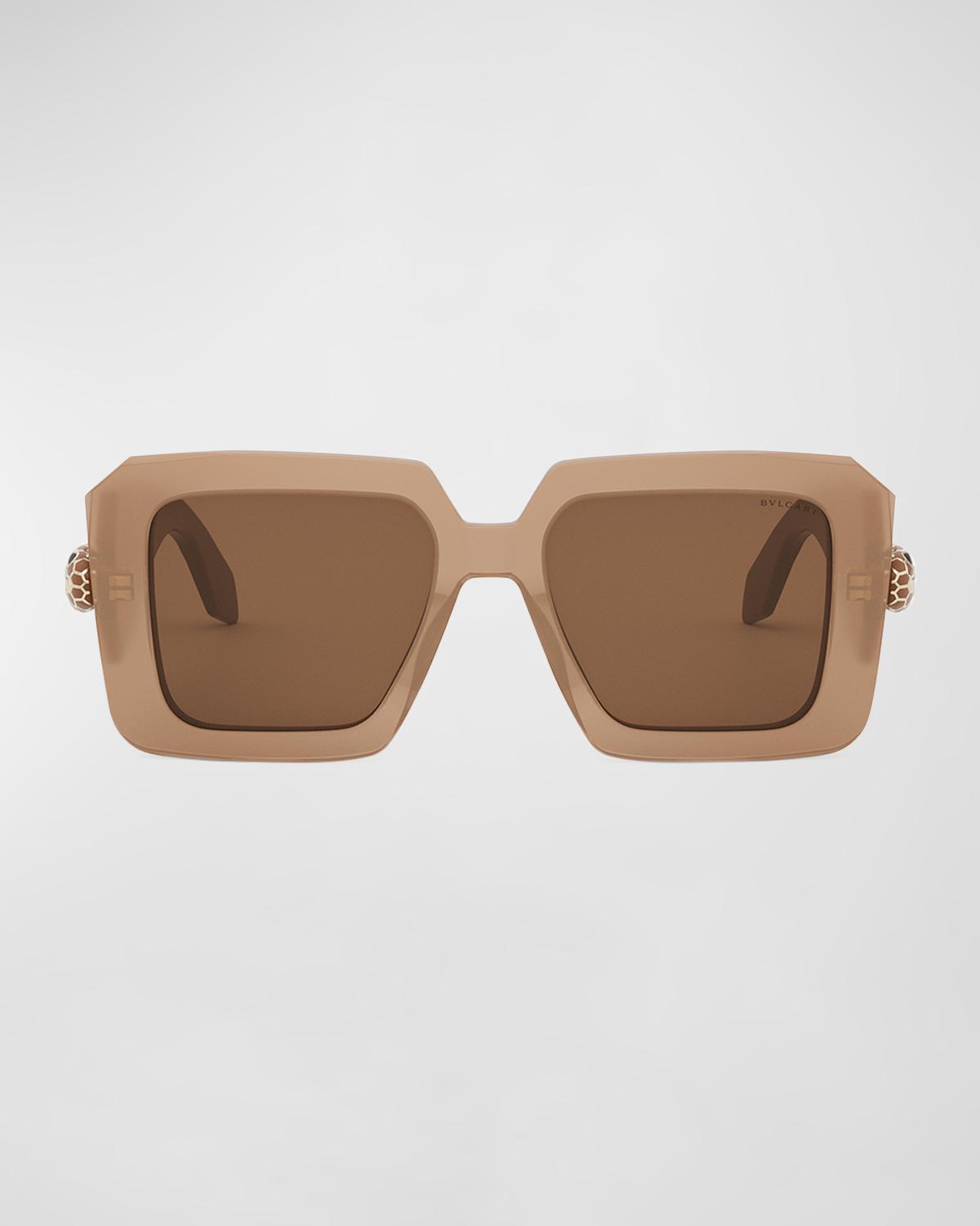BVLGARI Serpenti Geometric Sunglasses