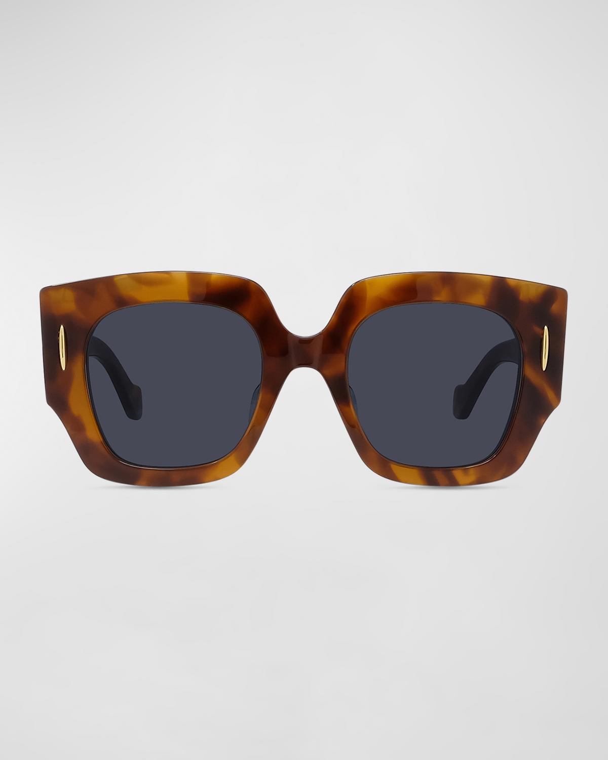 LOEWE Anagram Acetate Square Sunglasses