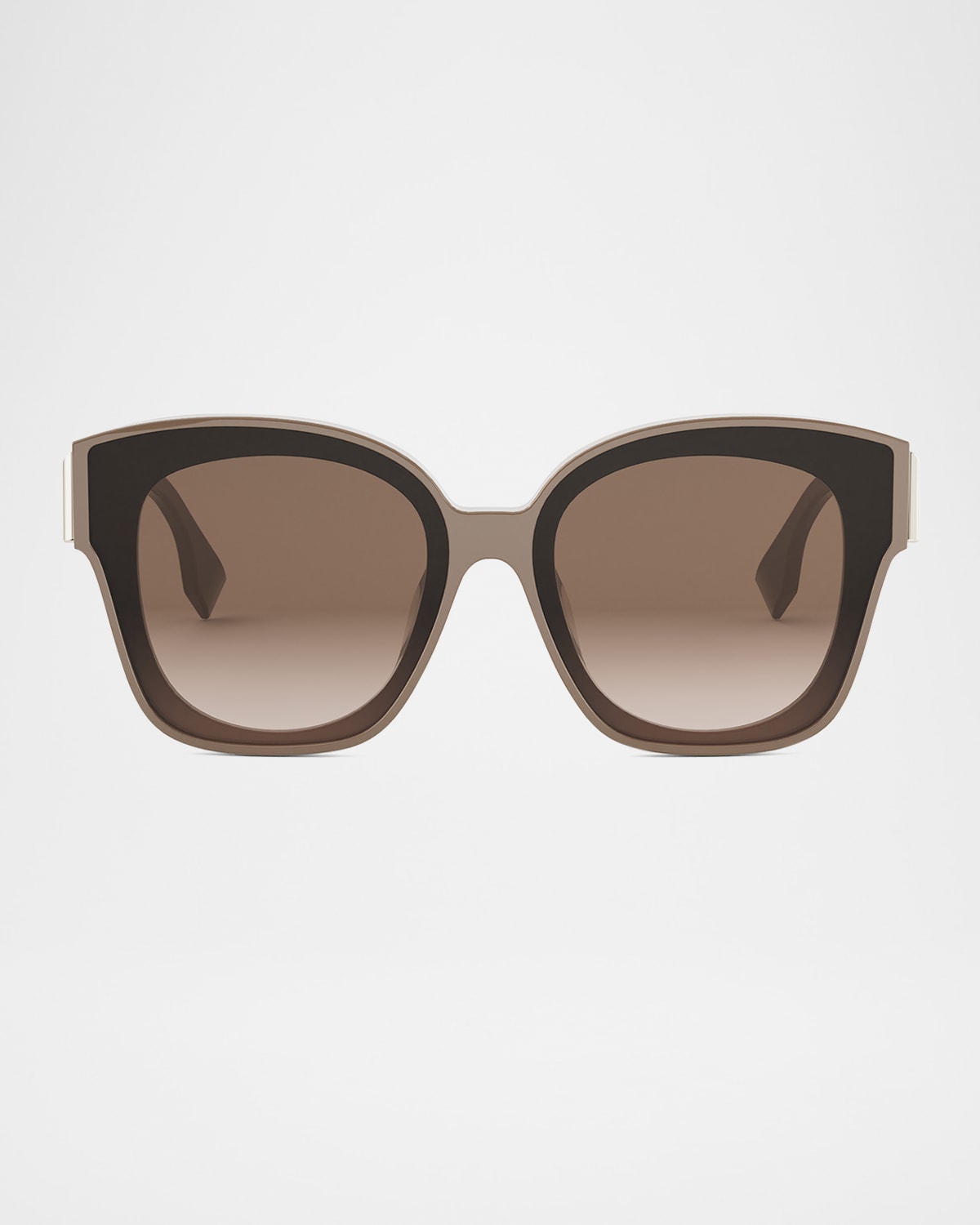 Fendi First Acetate Cat-eye Sunglasses In Brown