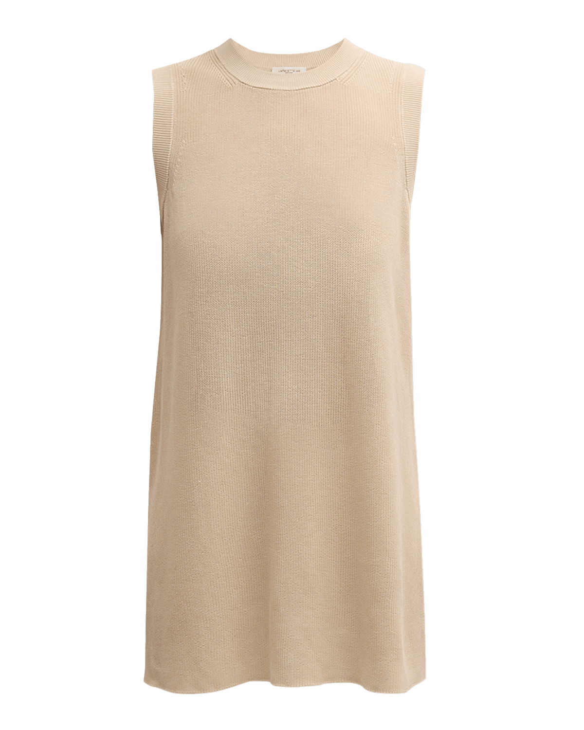 Lafayette 148 New York Ribbed Sleeveless Cotton Tunic