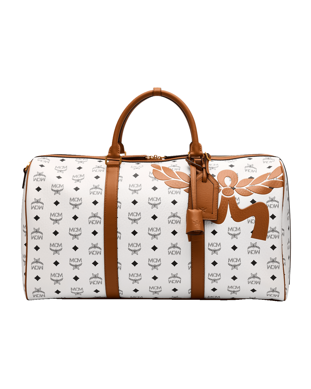 MCM Men's Ottomar Weekender Bag in Mega Laurel Visetos