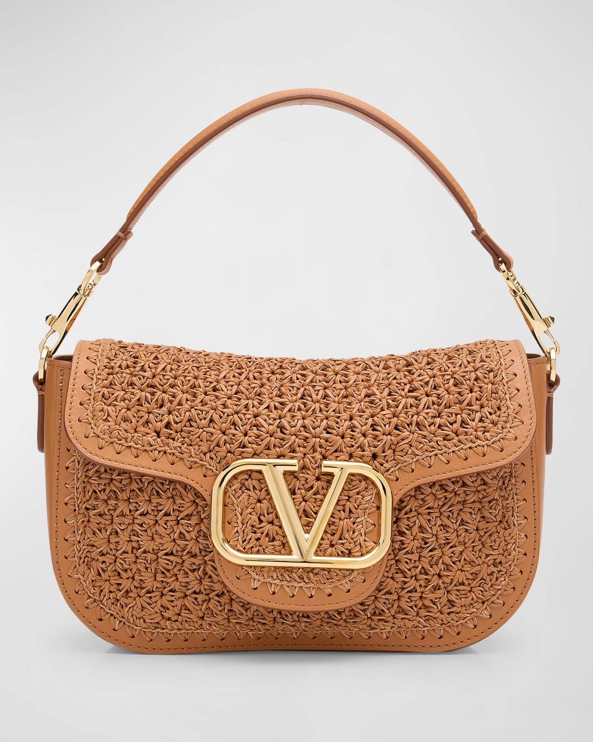 Valentino Garavani Alltime VLOGO Crochet Shoulder Bag