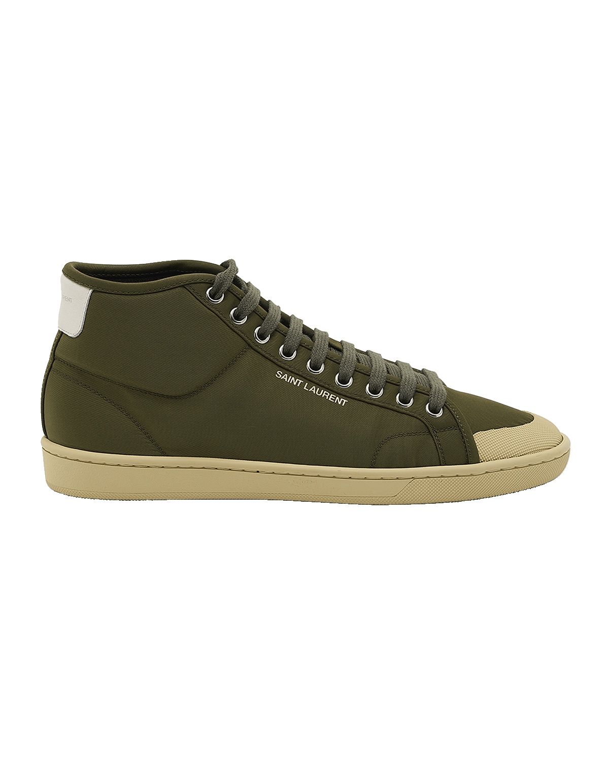 Saint Laurent Mid-Top Court Sneakers