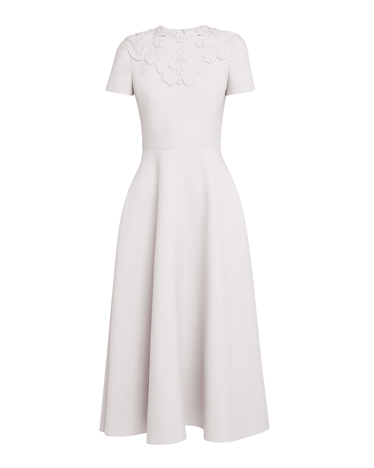 Valentino Garavani Flower Embroidered Midi Dress