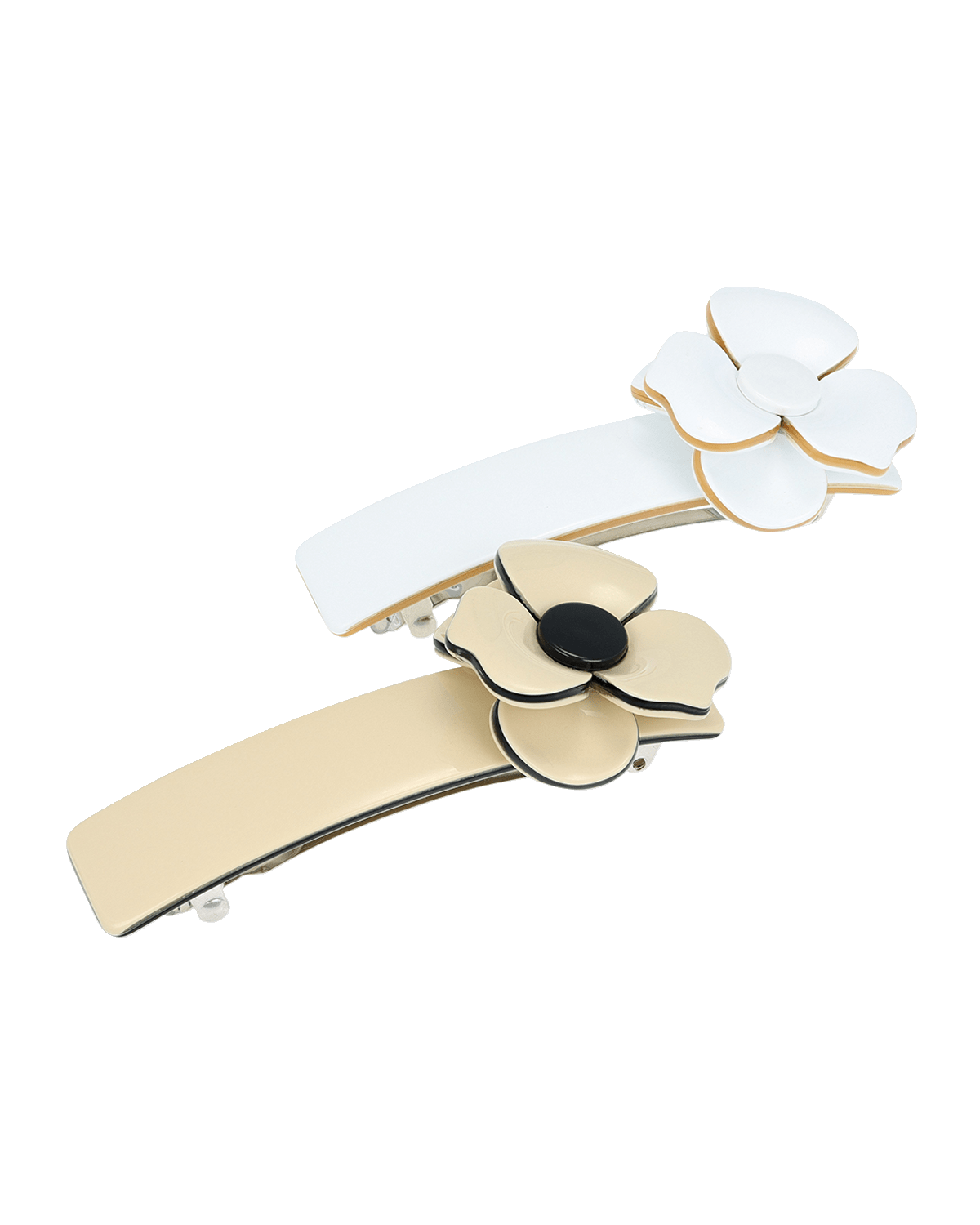 France Luxe Bellflower Barrettes, Set of 2