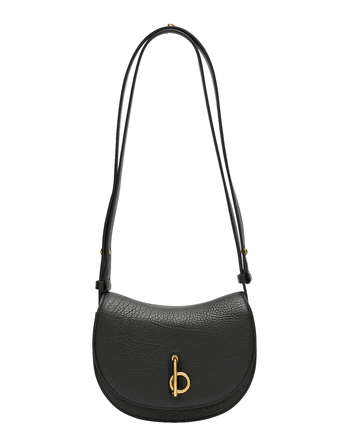 Burberry Rocking Horse Saddle Leather Shoulder Bag