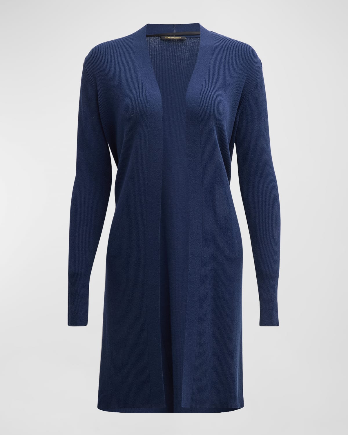 Kobi Halperin Marla Ribbed Open-Front Cotton Sweater