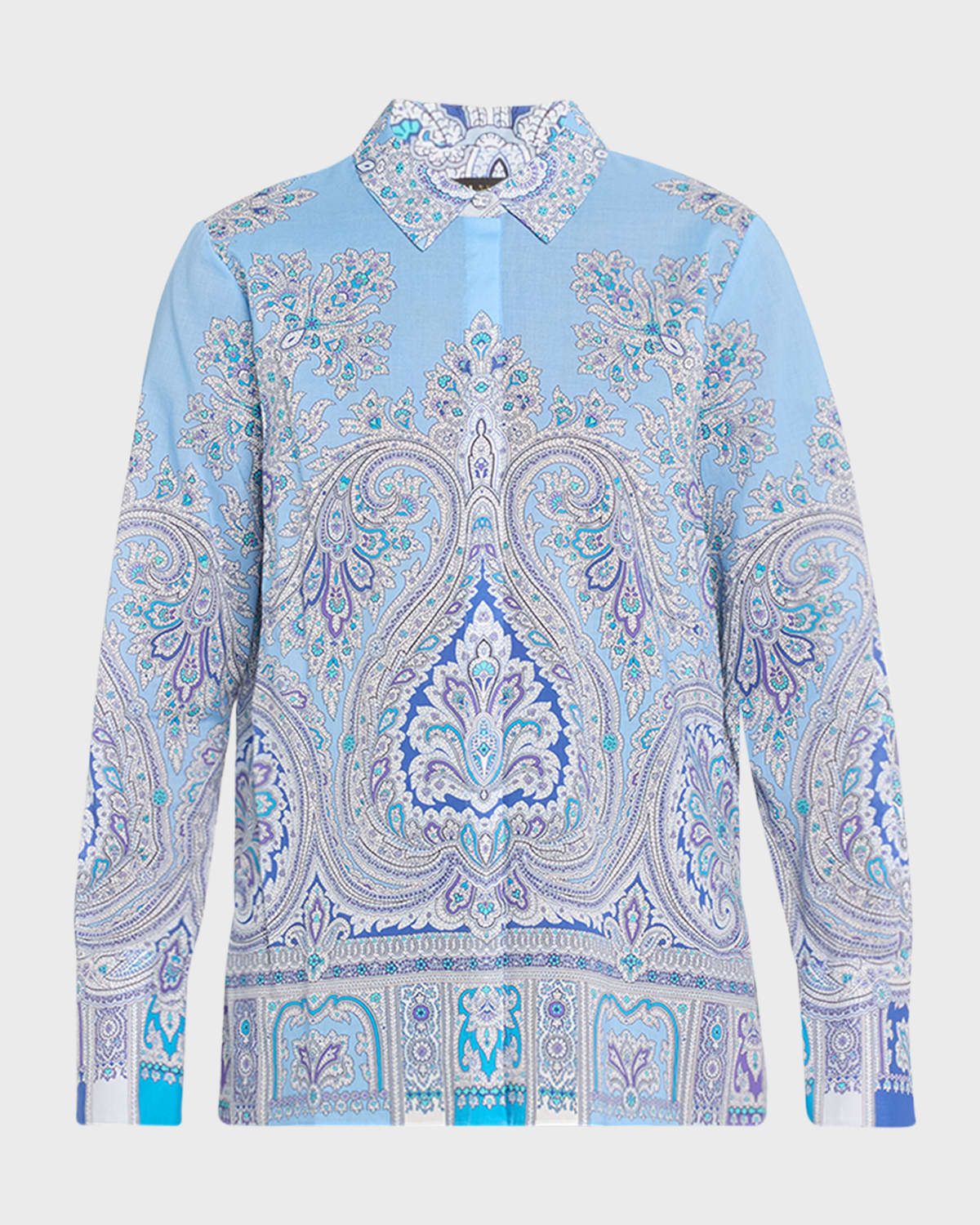 Kobi Halperin Hunter Paisley-Print Cotton Blouse