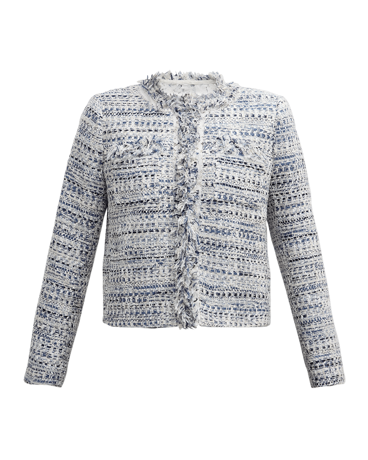 Kobi Halperin Ricki Fringe & Lace-Trim Tweed Jacket