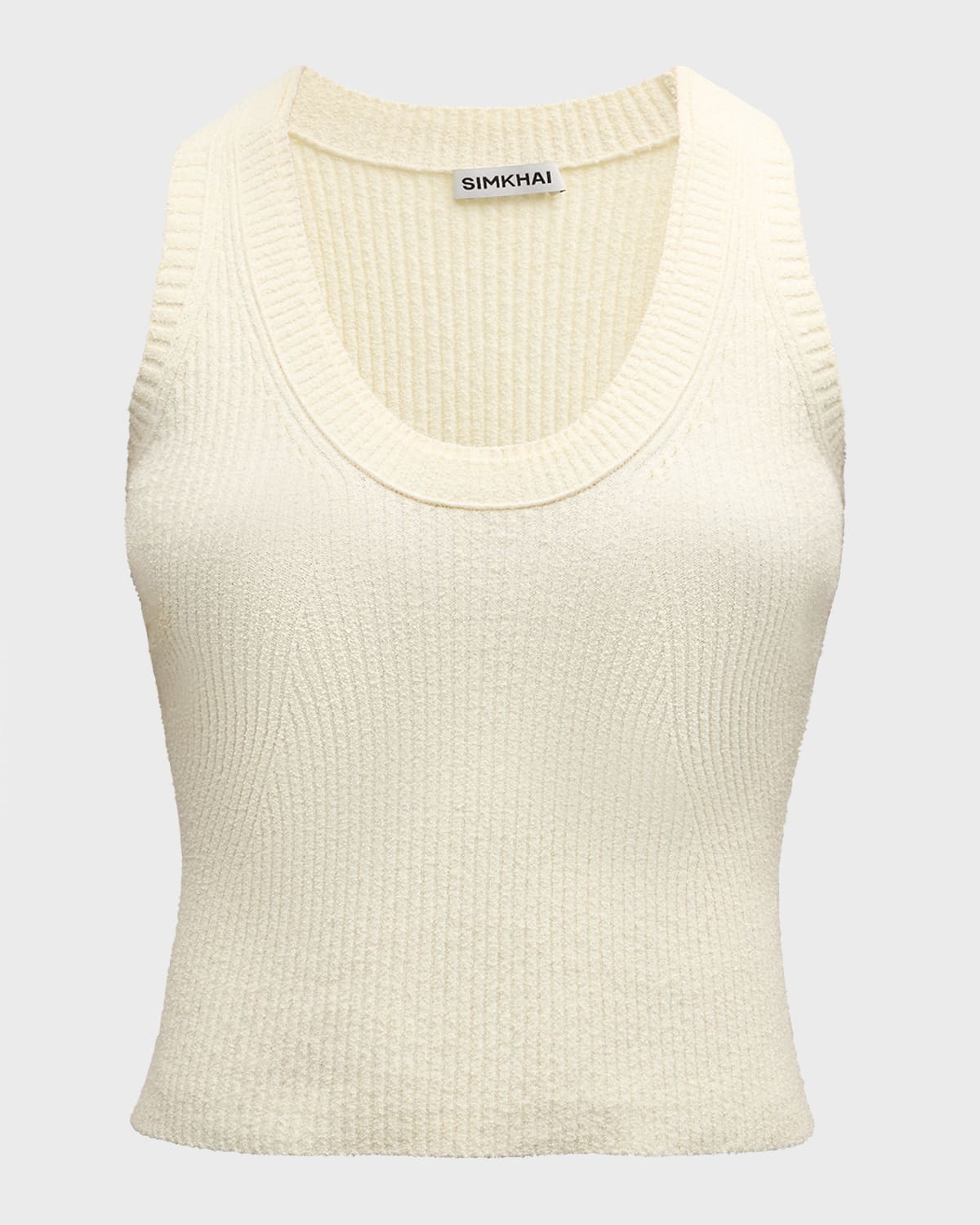 SIMKHAI Sibyl Sleeveless Knit Tank Top