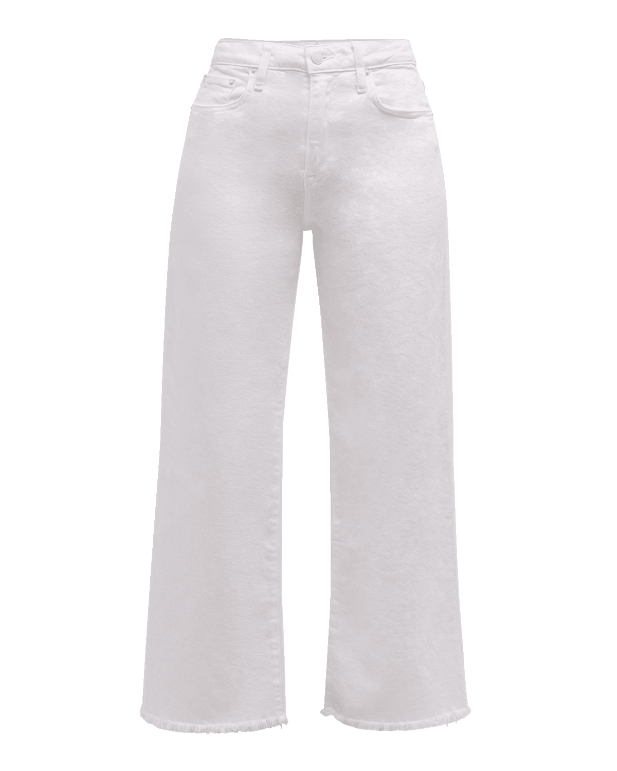 SIMKHAI Jude High-Rise Cropped Wide-Leg Denim Pants