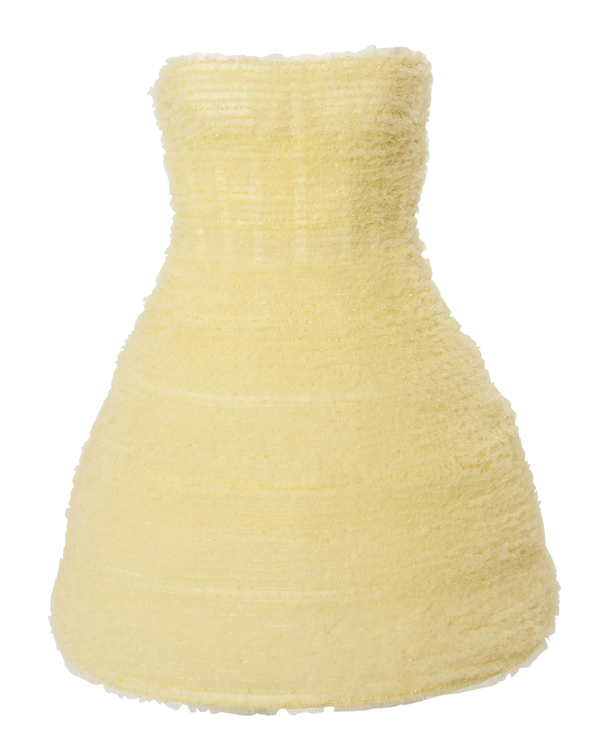 Carolina Herrera Sequined Pleated Tulle Strapless Mini Dress