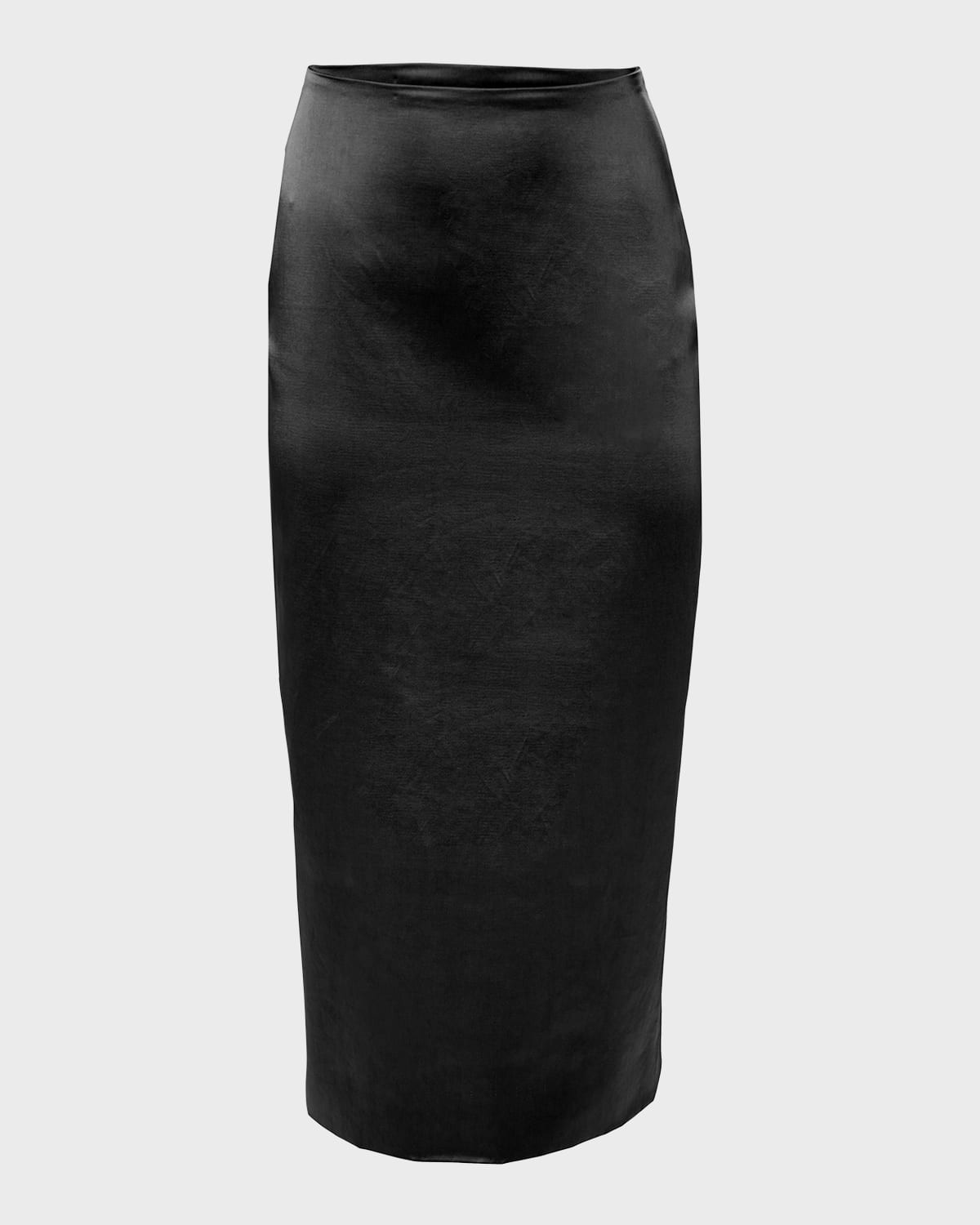 Carolina Herrera Satin Midi Pencil Skirt