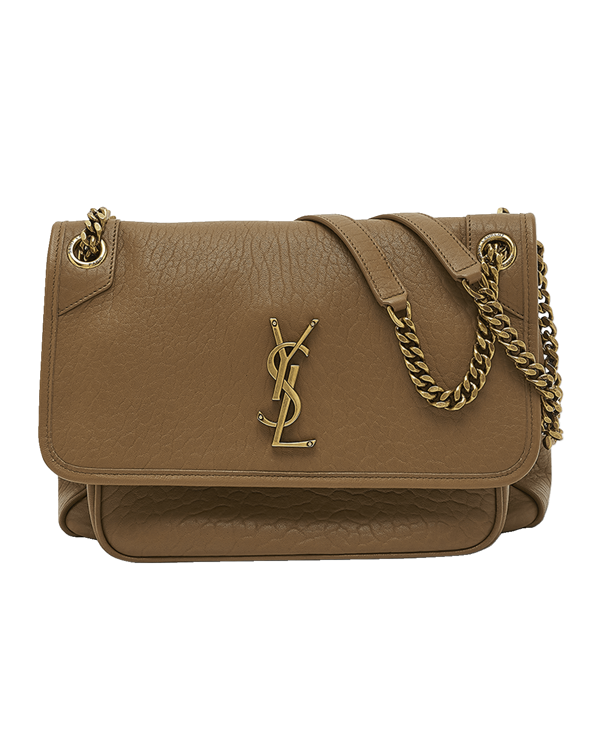 Saint Laurent Niki Medium YSL Leather Shoulder Bag