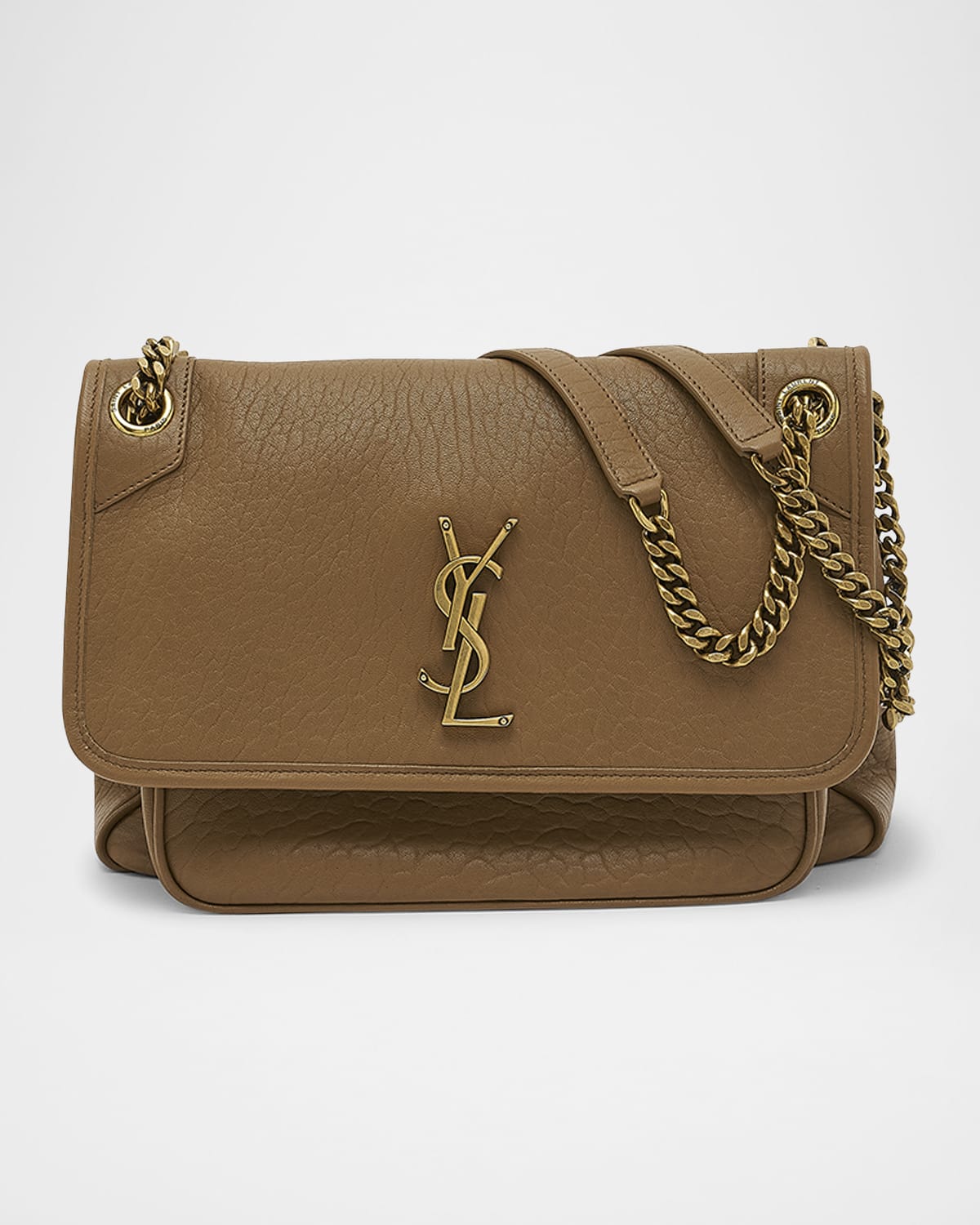Saint Laurent Niki Medium YSL Leather Shoulder Bag