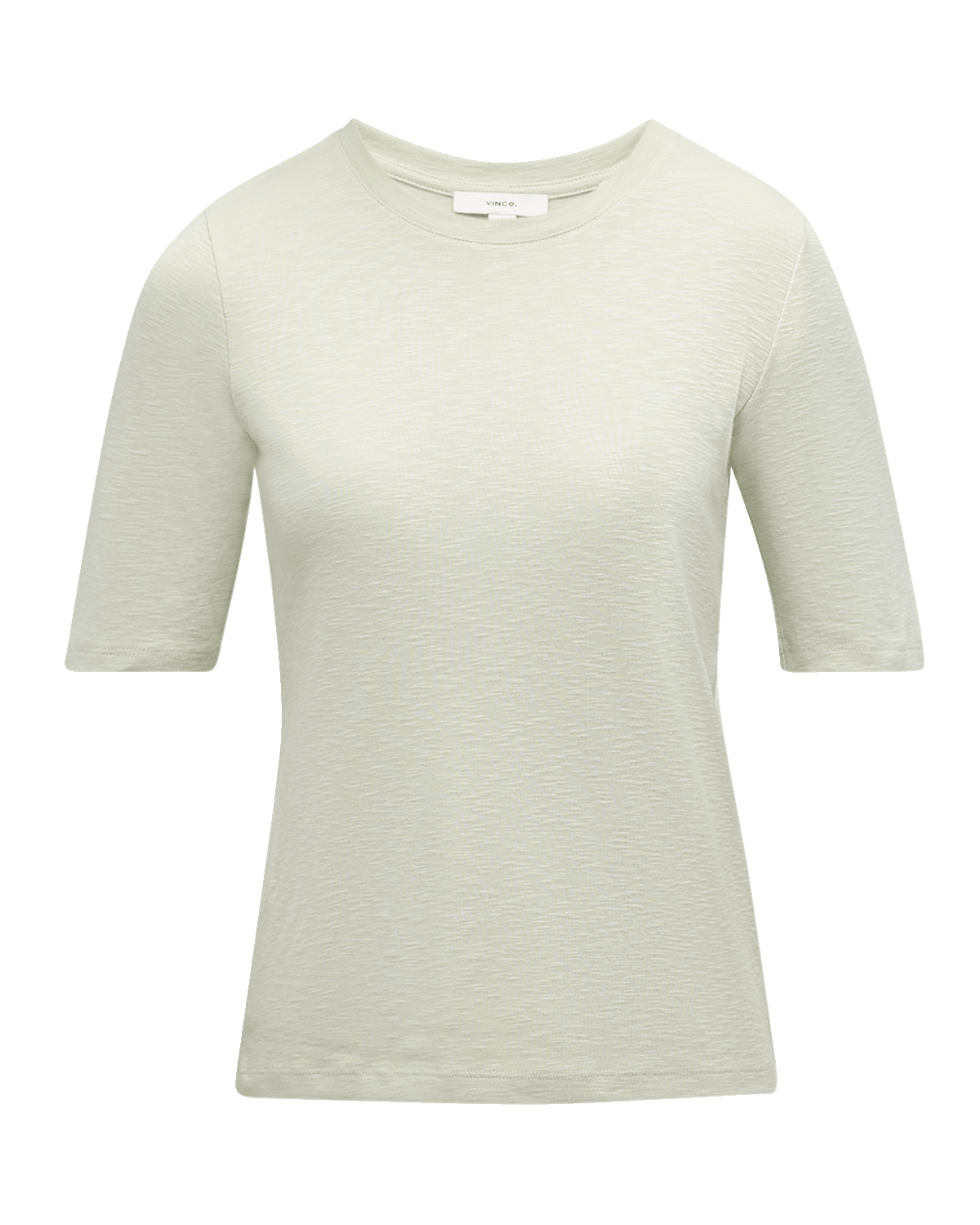 Vince Elbow-Sleeve Crewneck T-Shirt