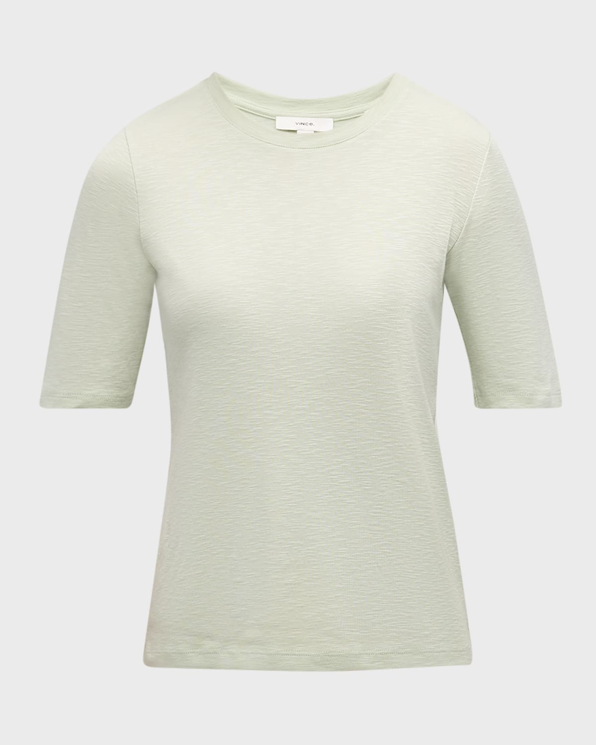 Vince Elbow-Sleeve Crewneck T-Shirt
