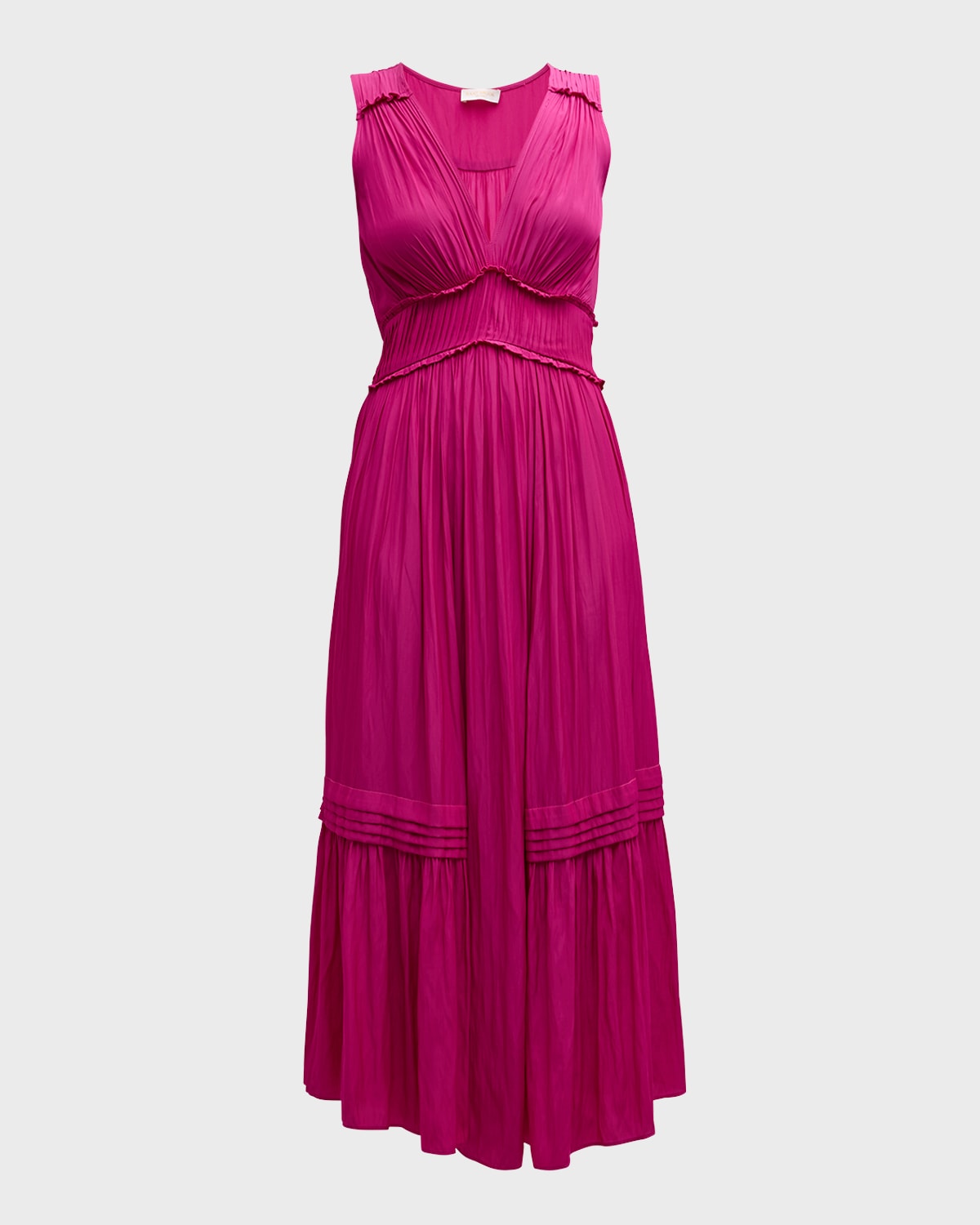 Ramy Brook Dierdre Pleated Midi Dress