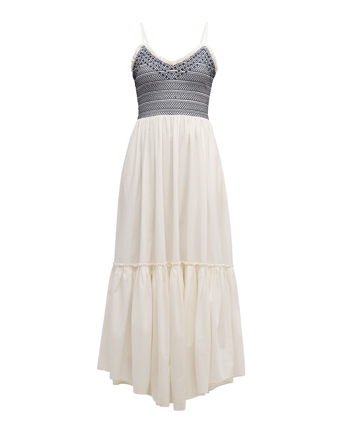 Ramy Brook Lucia Smocked Maxi Dress