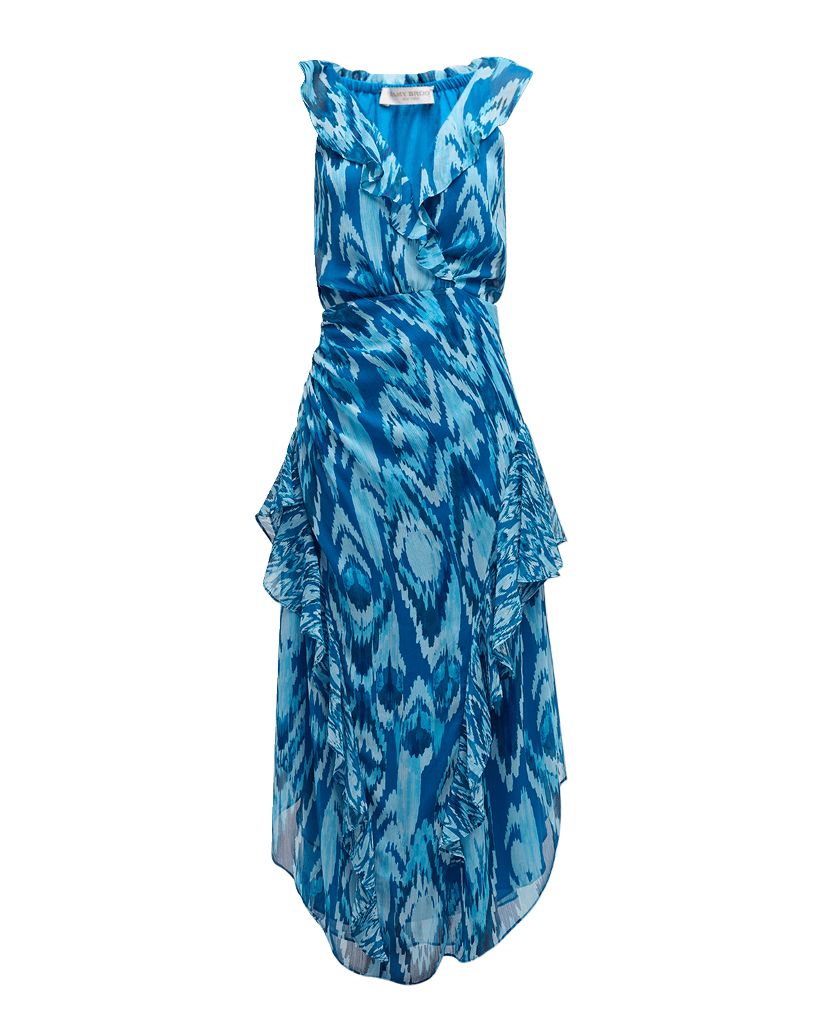 Ramy Brook Anika Ikat Printed Maxi Dress